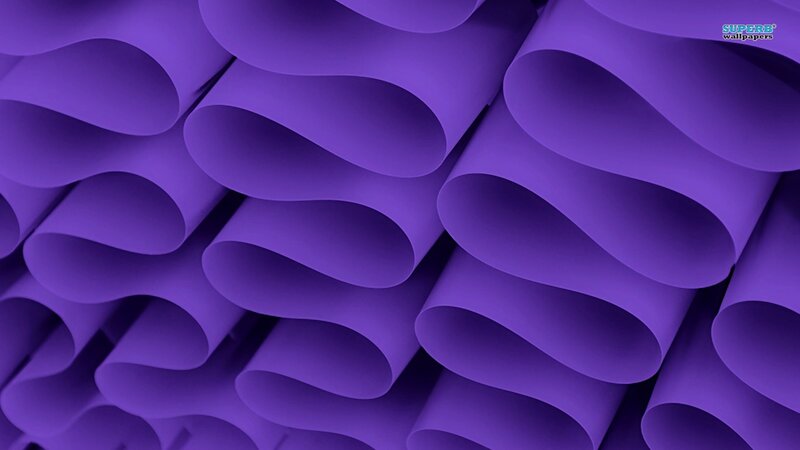 Purple Rolled Paper Tubes