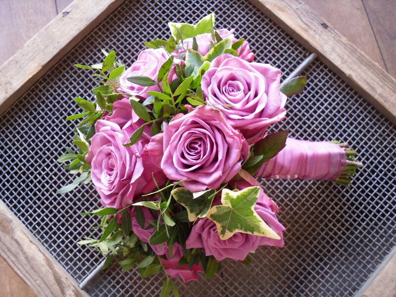 Purple Rose Bouquet — Pink