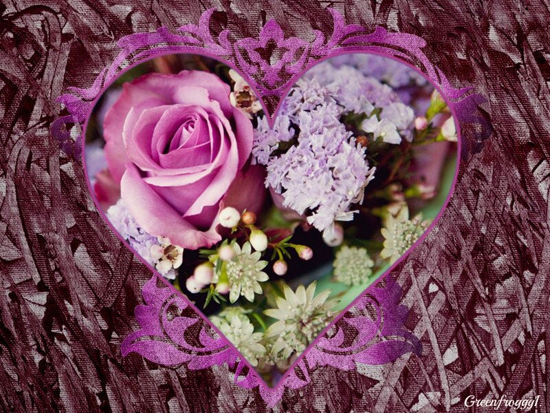 Purple Rose Bouquet — Romantic