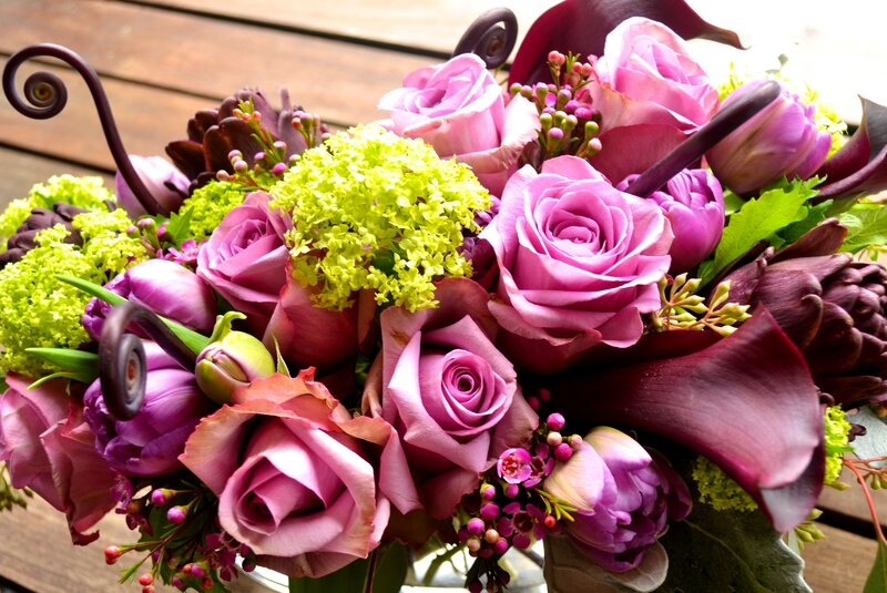 Purple Rose Bouquet — Vibrant