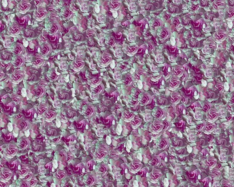 purple rose pattern