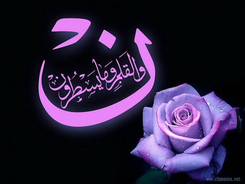 Purple Rose with Text