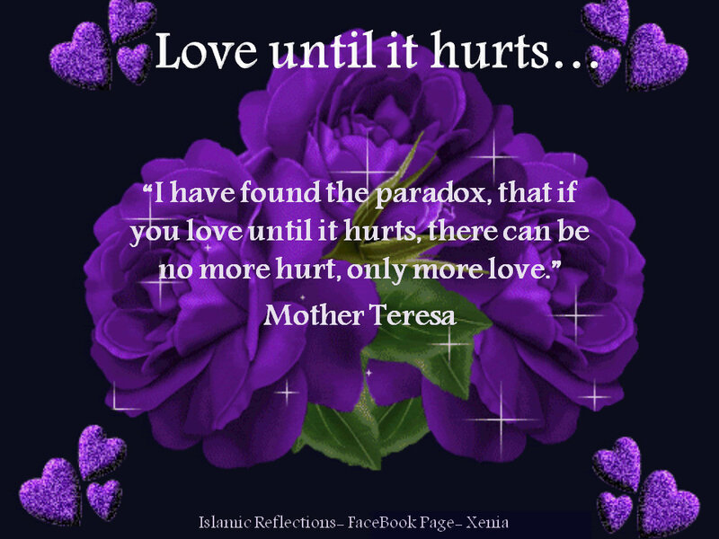 Purple Roses and Hearts — Reflective