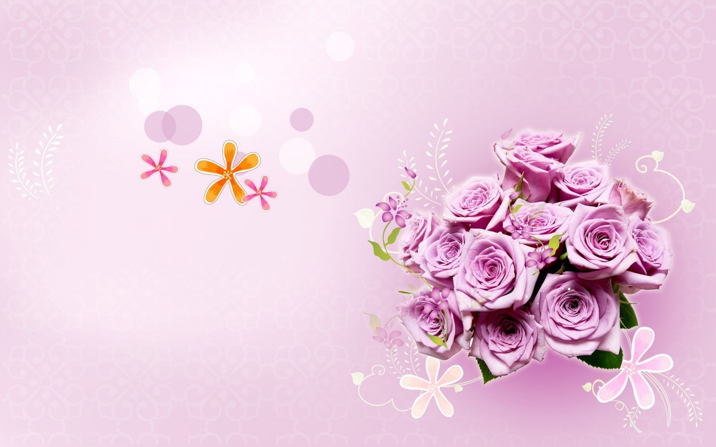 purple roses bouquet