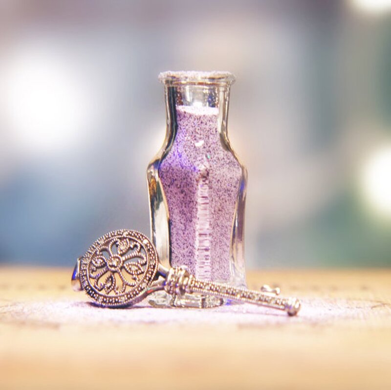 Purple Sand in a Bottle