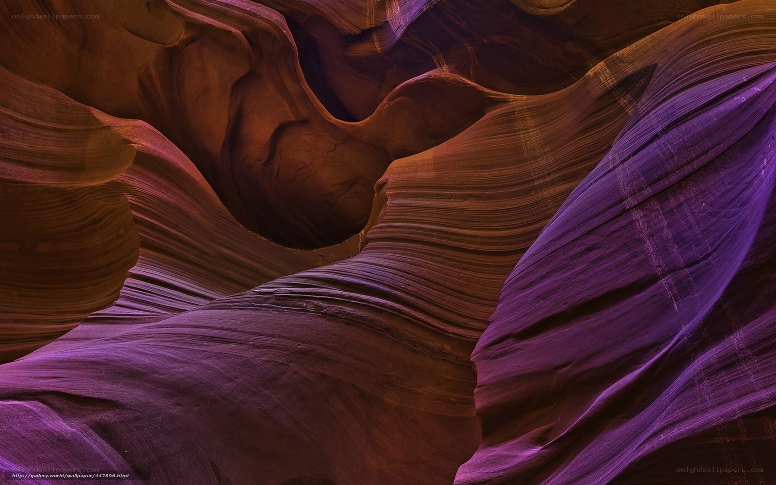 Purple Sandstone Canyon