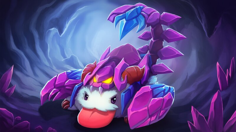 Purple Scorpion Creature — Dramatic