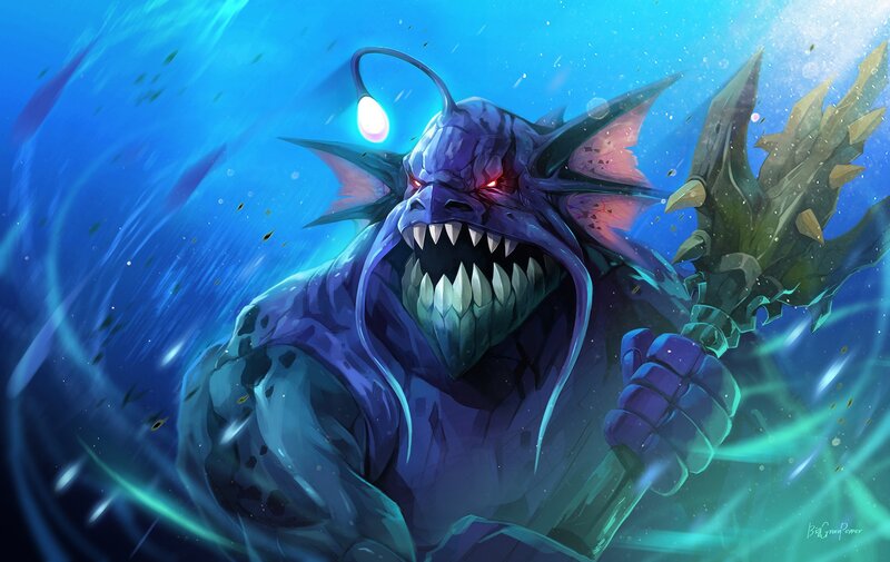 Purple Sea Monster — Blue