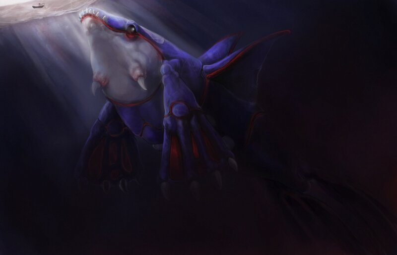 Purple Sea Monster — Dramatic