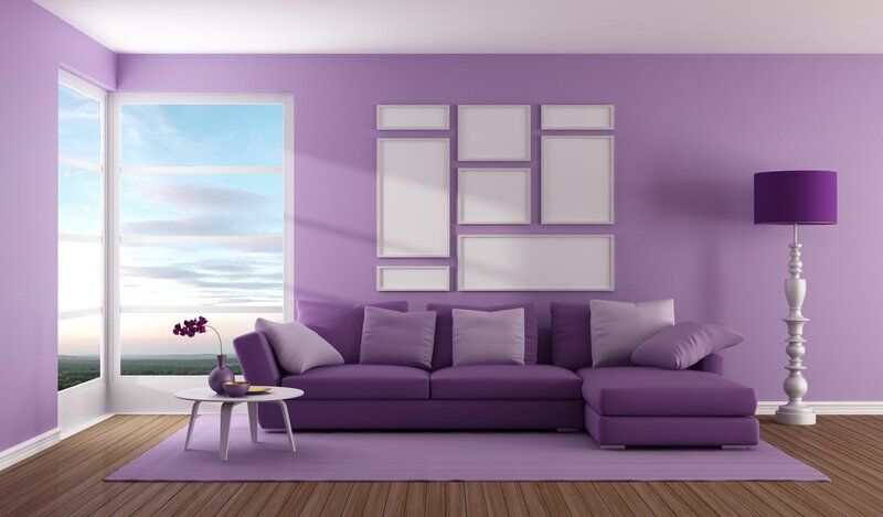 Purple Sectional Sofa