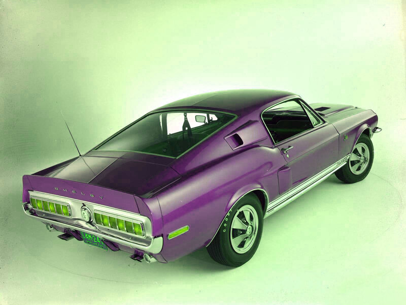 Purple Shelby Mustang