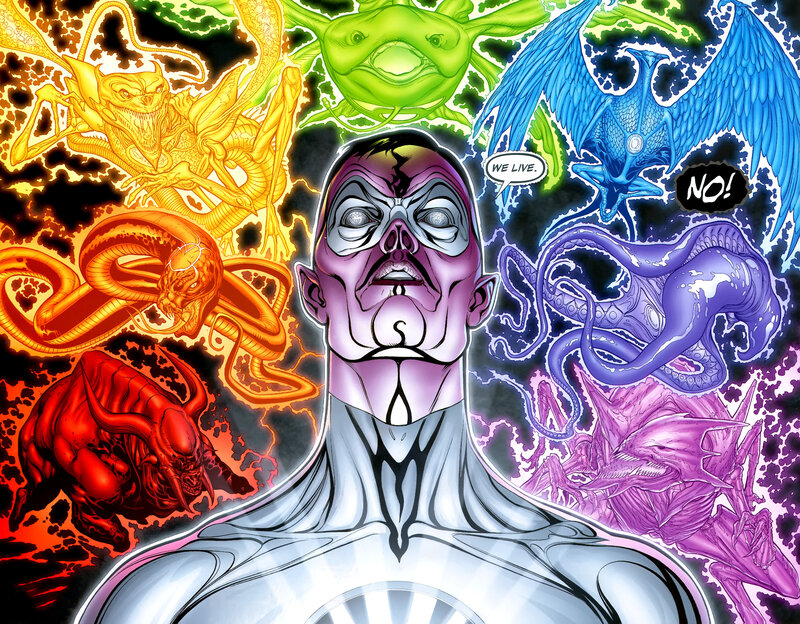 Purple-skinned Alien Figure