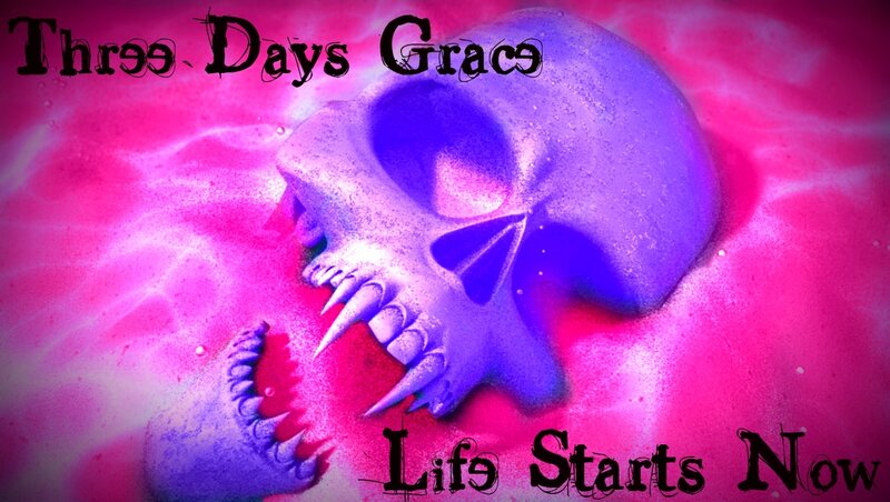 Purple Skull on Pink Background