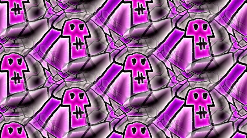 Purple Skull Pattern