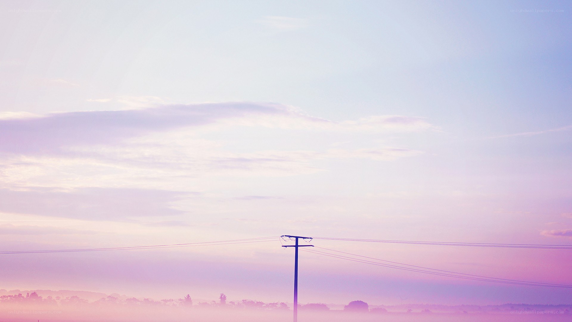 purple sky at dawn