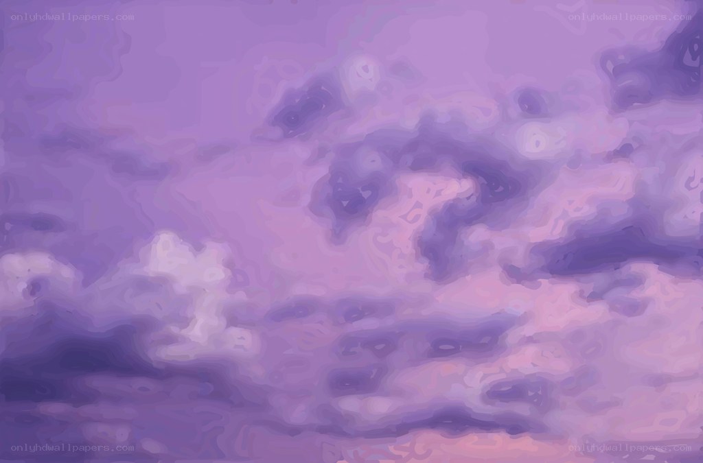 purple sky with clouds