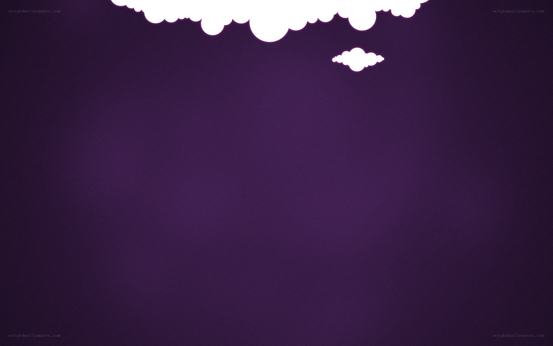 purple sky with white clouds