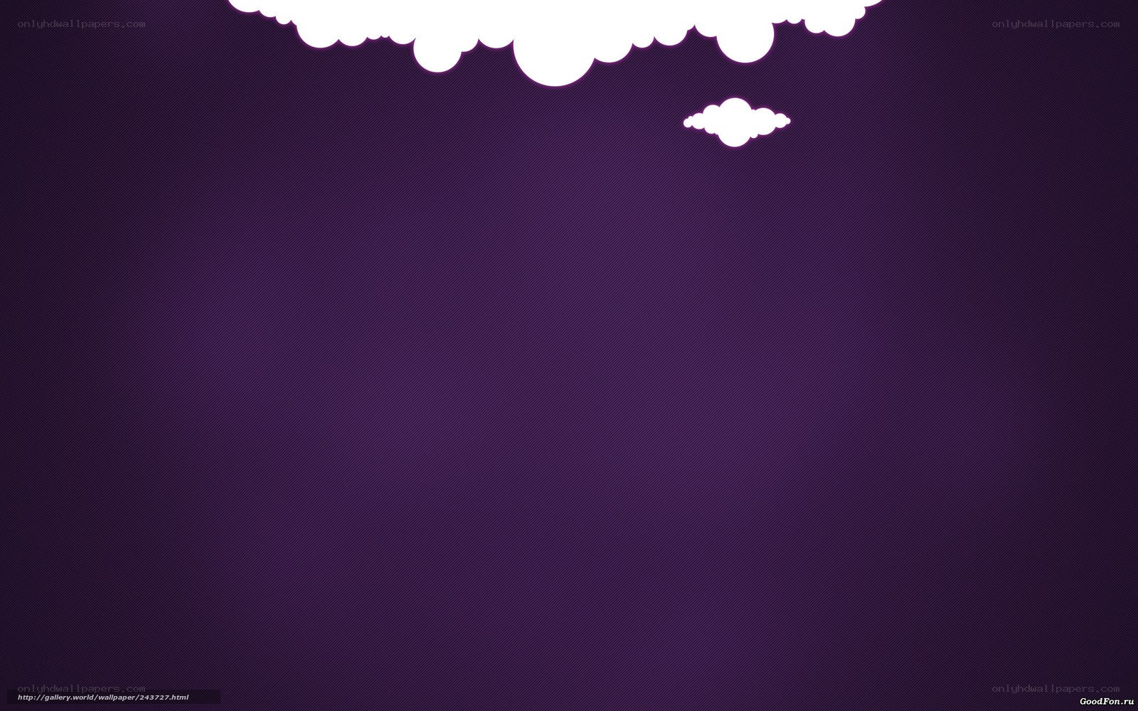 purple sky with white clouds