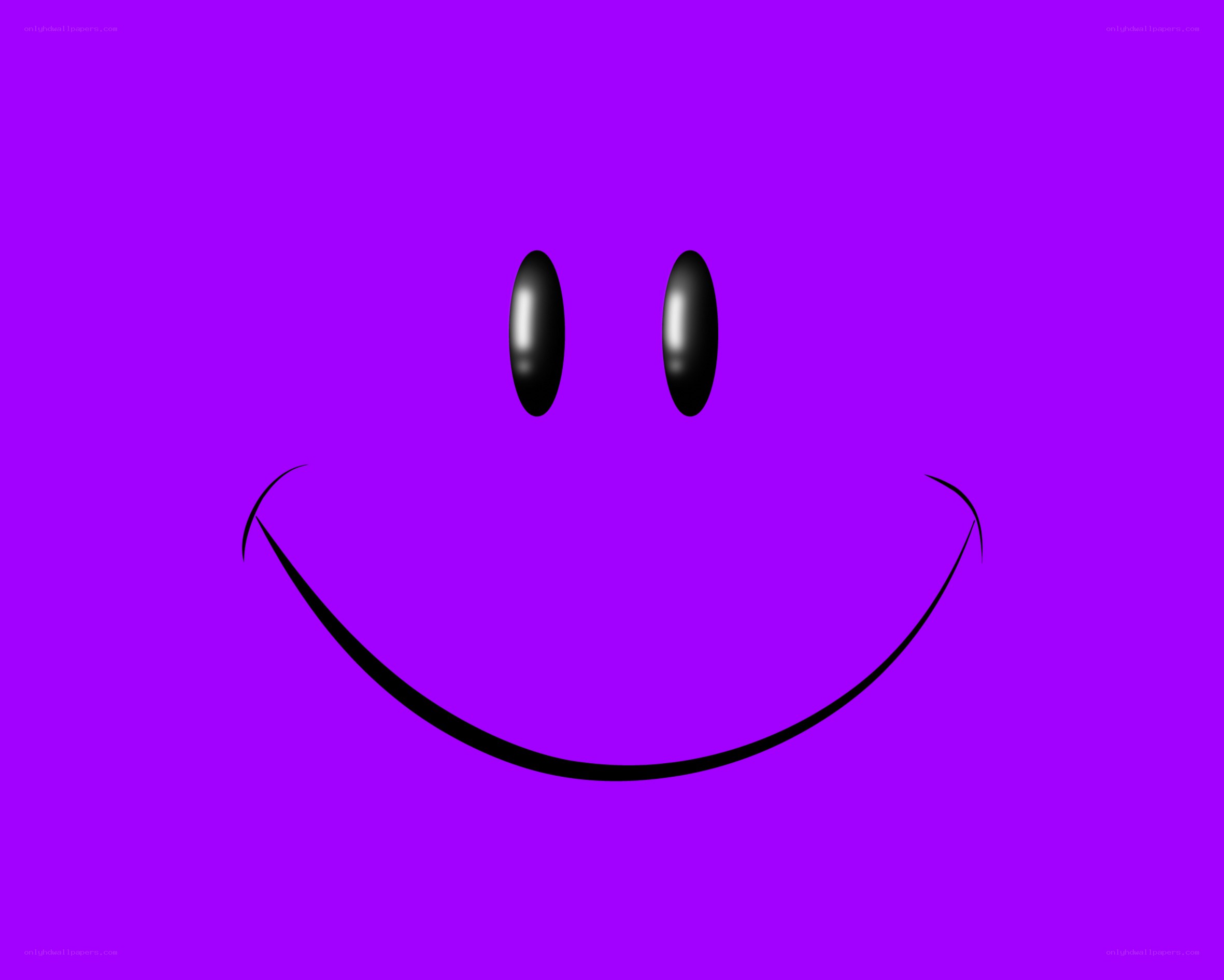 purple smiley face