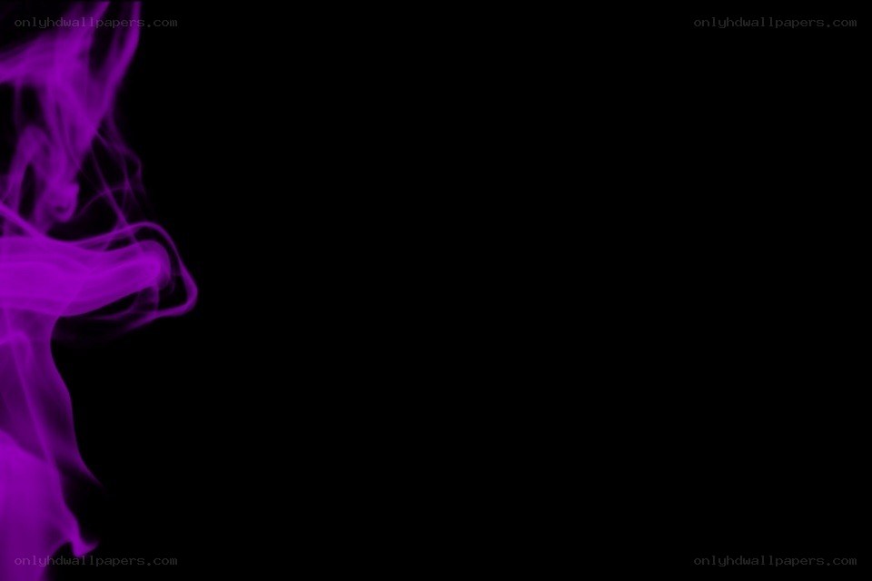 purple smoke on black