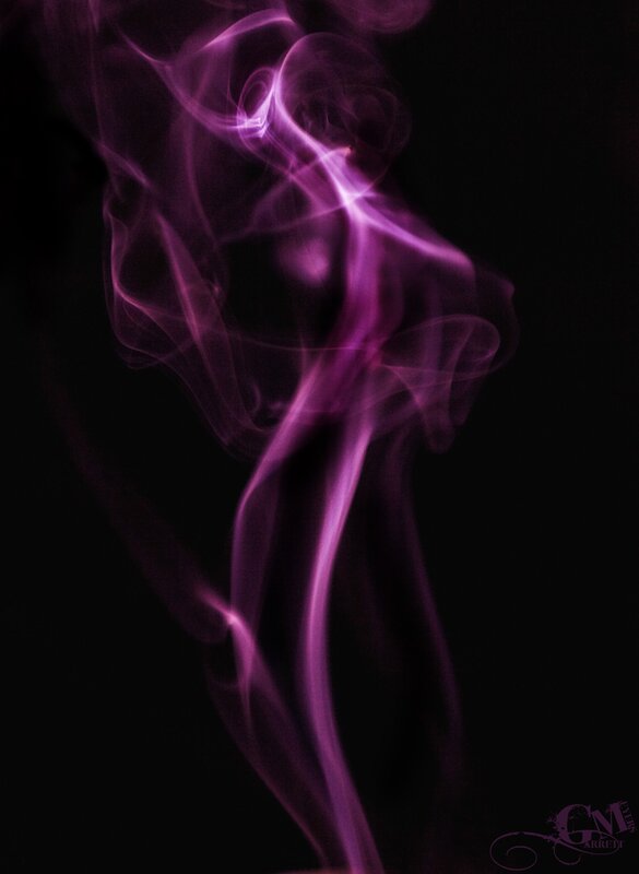 Purple Smoke Swirl — Dramatic