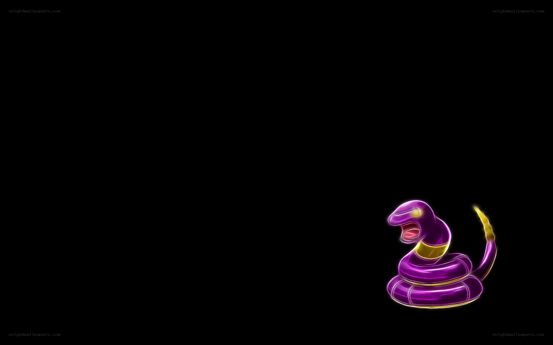 Purple snake character