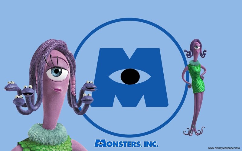 Purple Snake-haired Monster