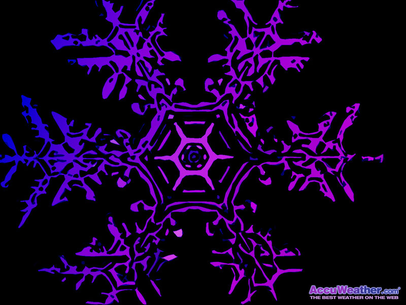 purple snowflake design