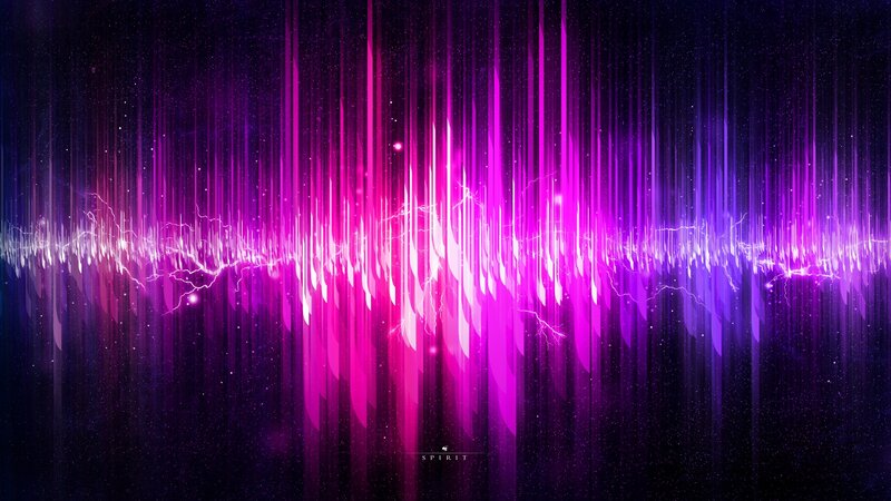 Purple Sound Waves