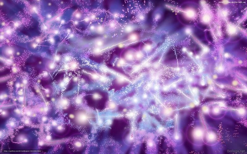 purple sparkles abstract background