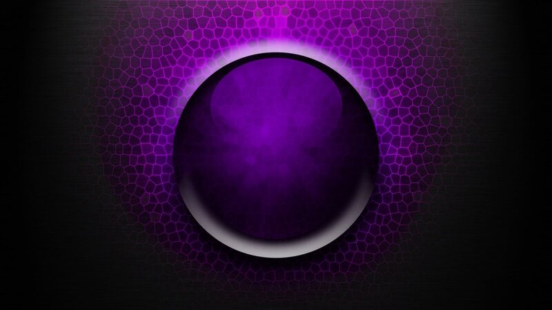 purple sphere with hexagonal pattern