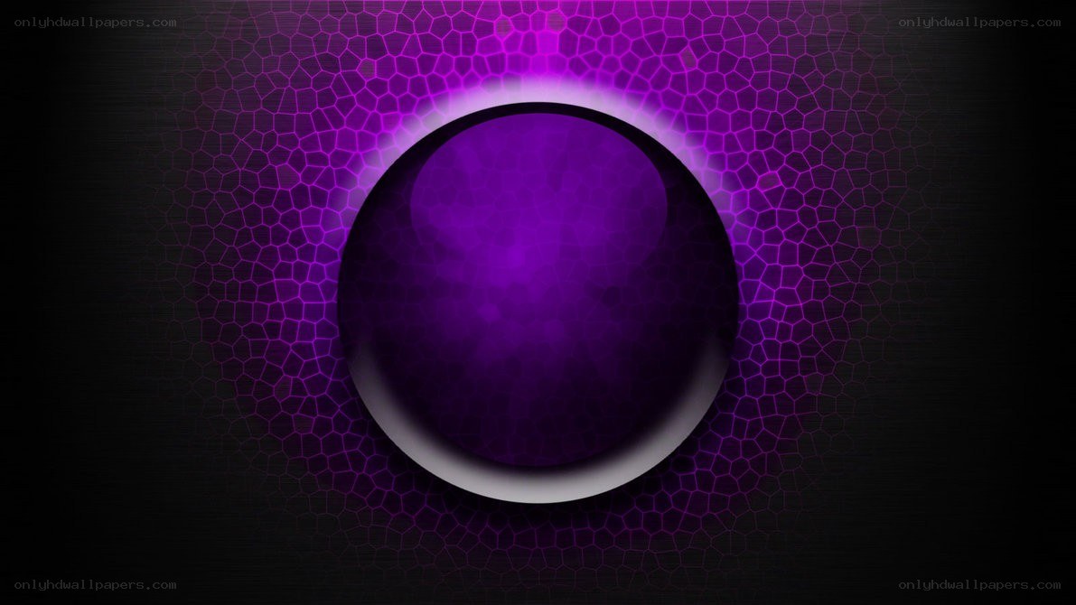purple sphere with hexagonal pattern