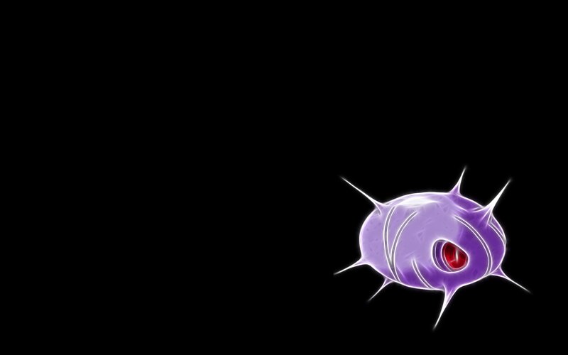 purple spiky creature