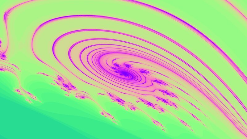 Purple Spiral Pattern — Green