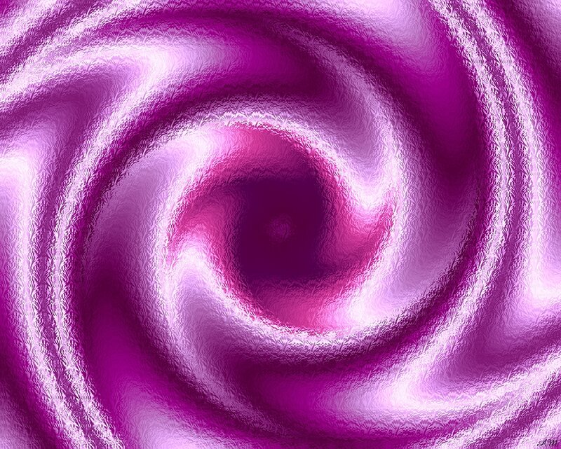 Purple Spiral Pattern — Hypnotic, Abstract, Light