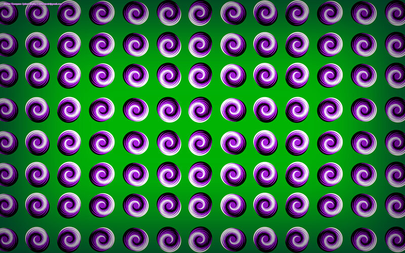 Purple Spiral Patterns — Green