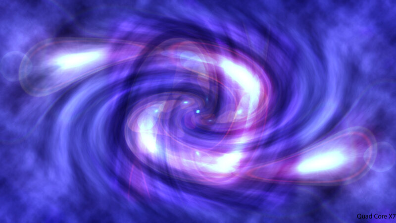 Purple Spiral Vortex — Ethereal