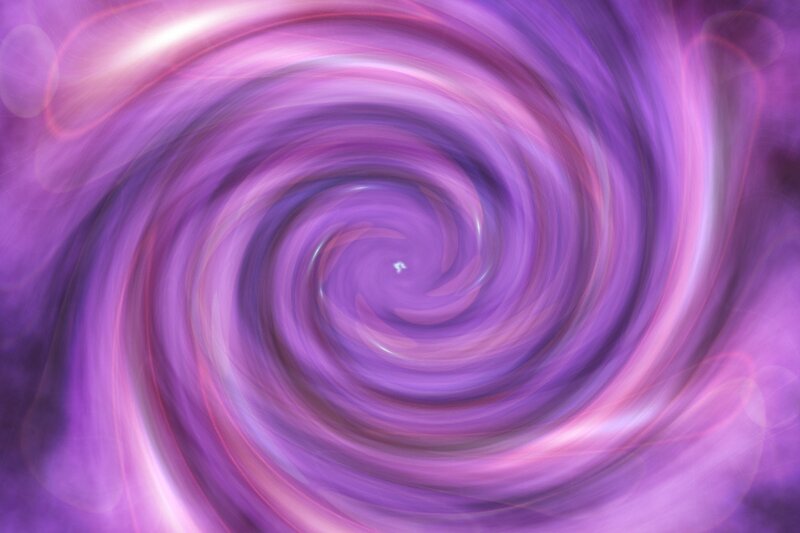 Purple Spiral Vortex — Hypnotic