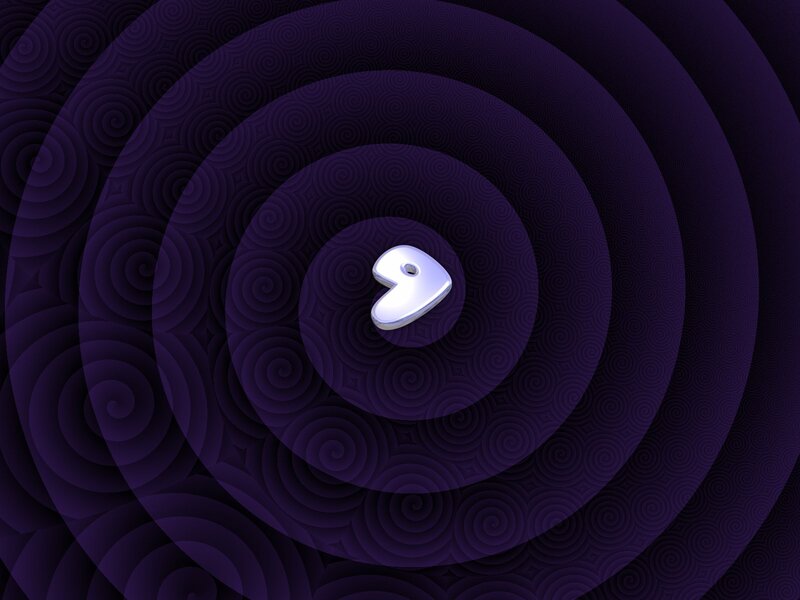 purple spiral with key icon