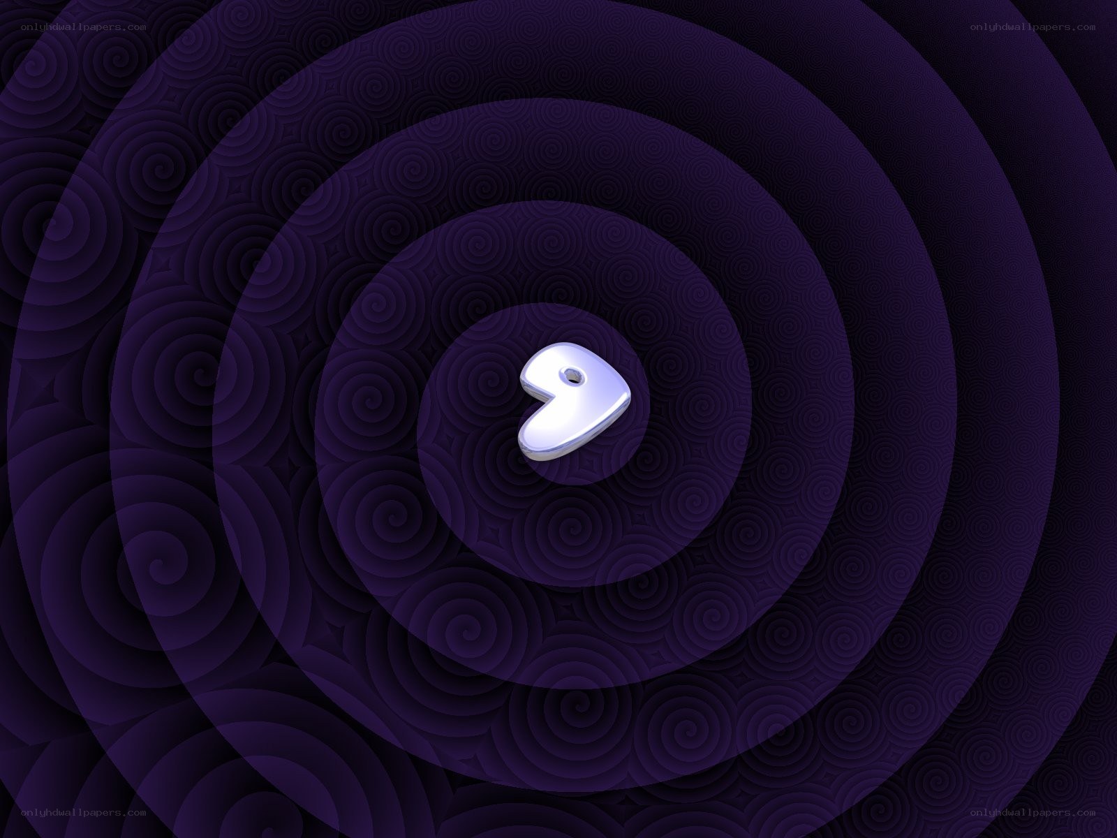purple spiral with key icon