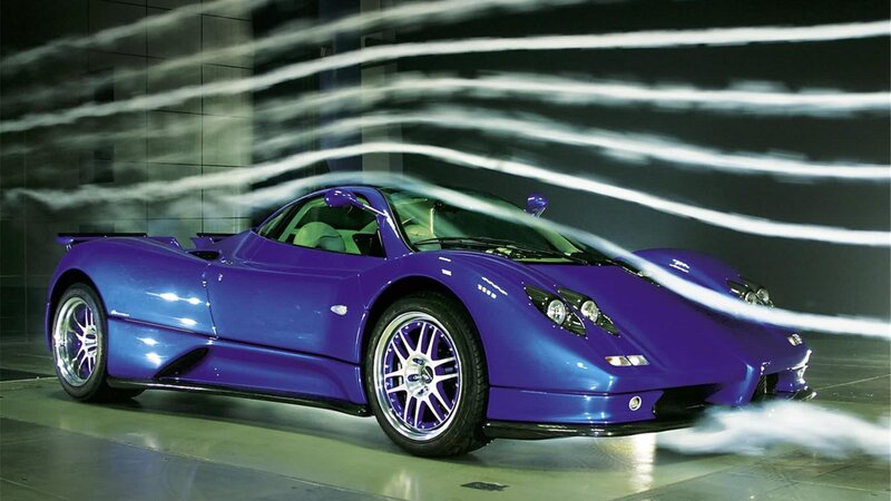 Purple Sports Car — Dramatic, Photograph