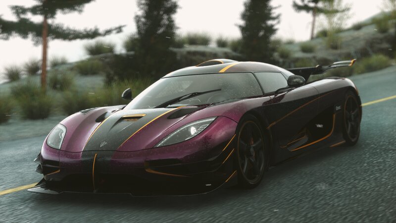 Purple Sports Car — Dynamic, 3d Render