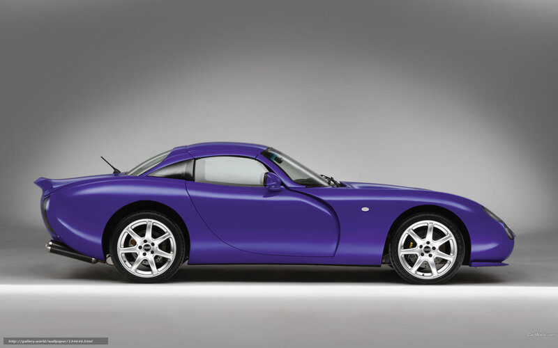 purple sports car side view