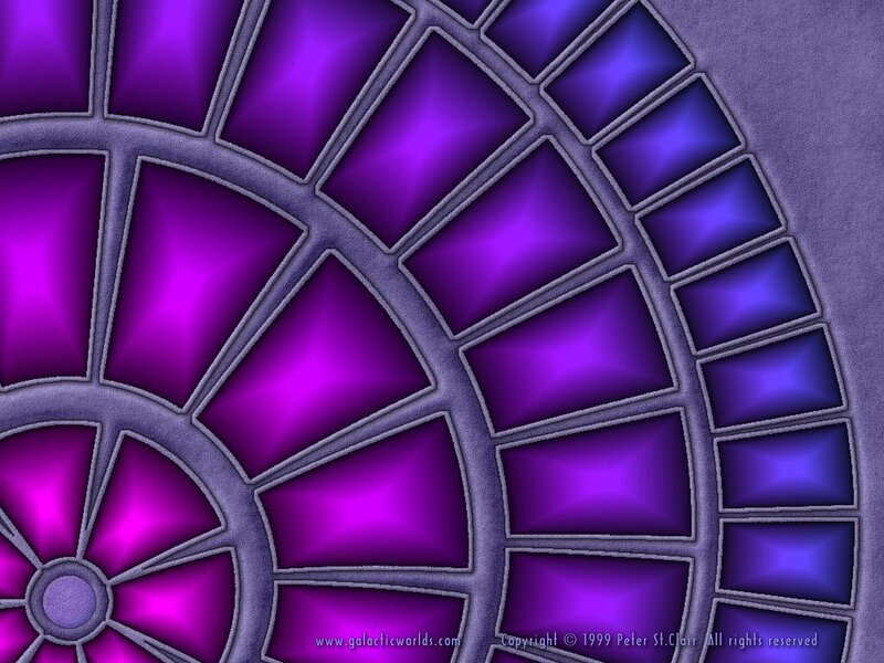 Purple Stained Glass Pattern