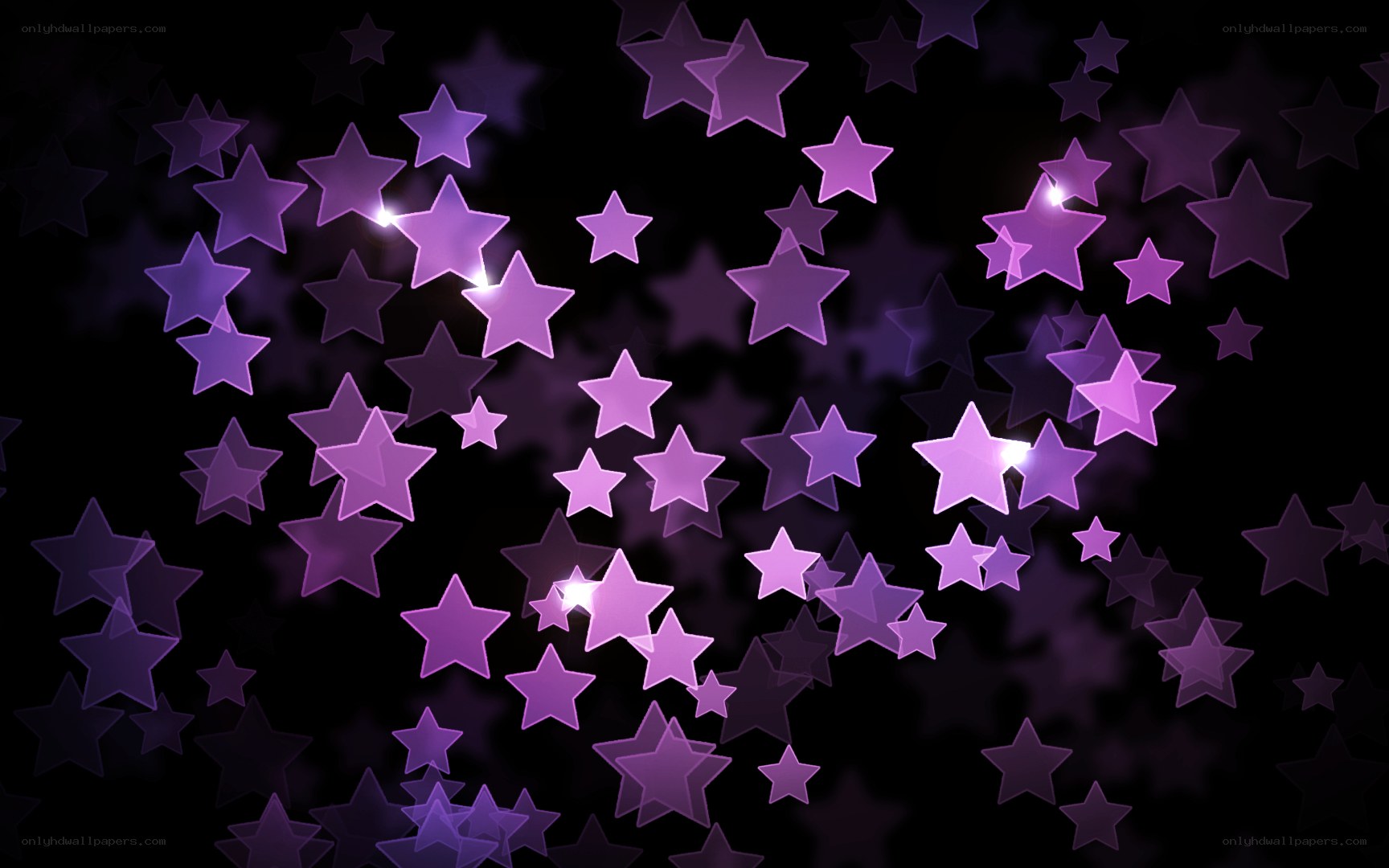 purple star background