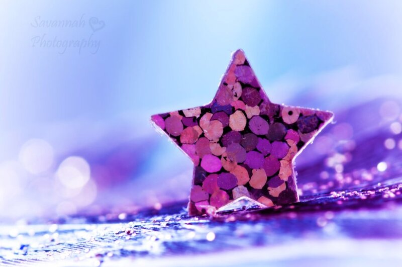 Purple Star Decoration
