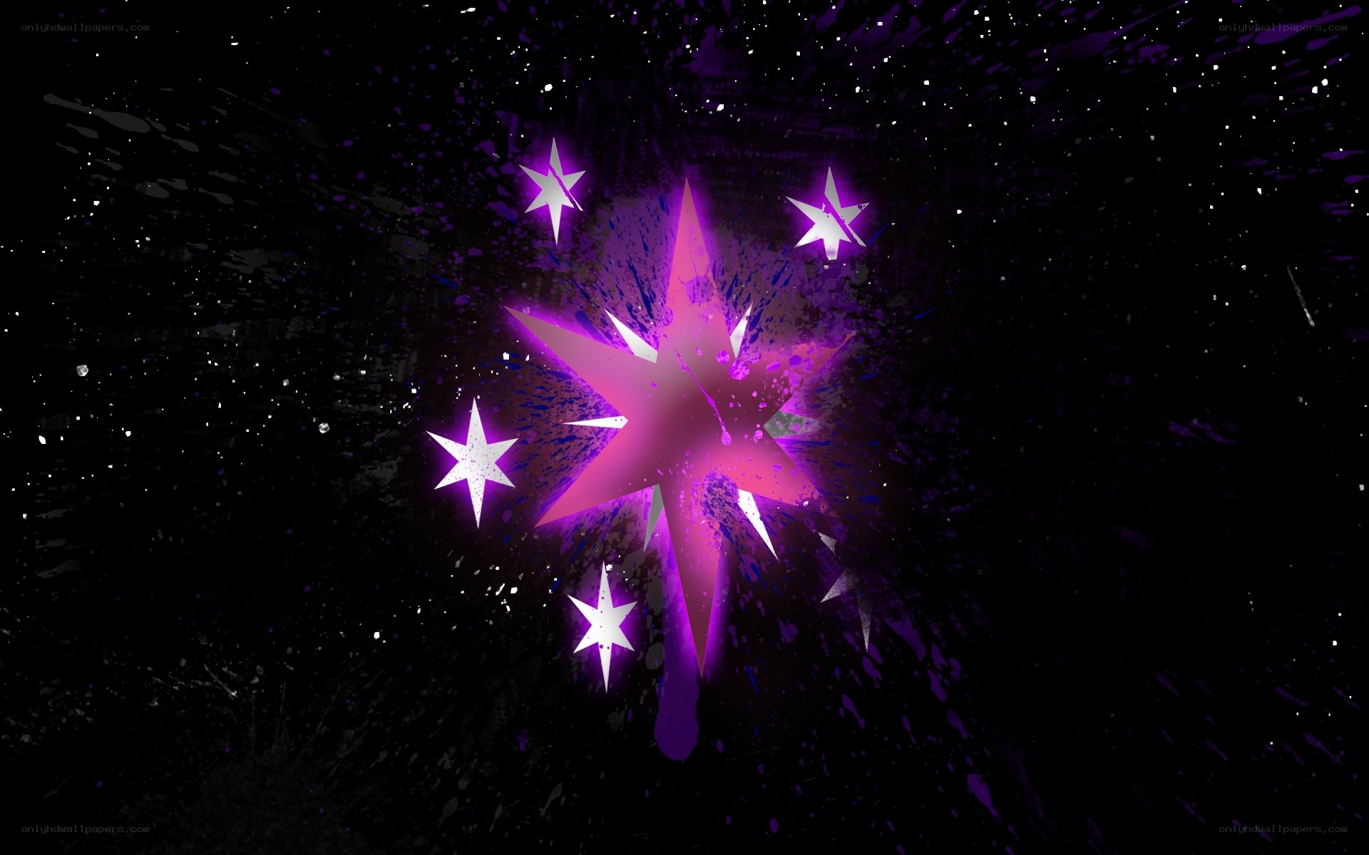purple star explosion