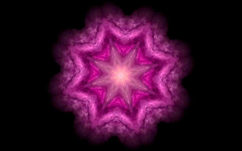 Purple Star Mandala — Hypnotic