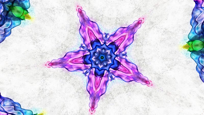 Purple Star Mandala