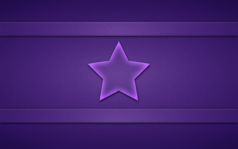 Purple Star on Purple Background